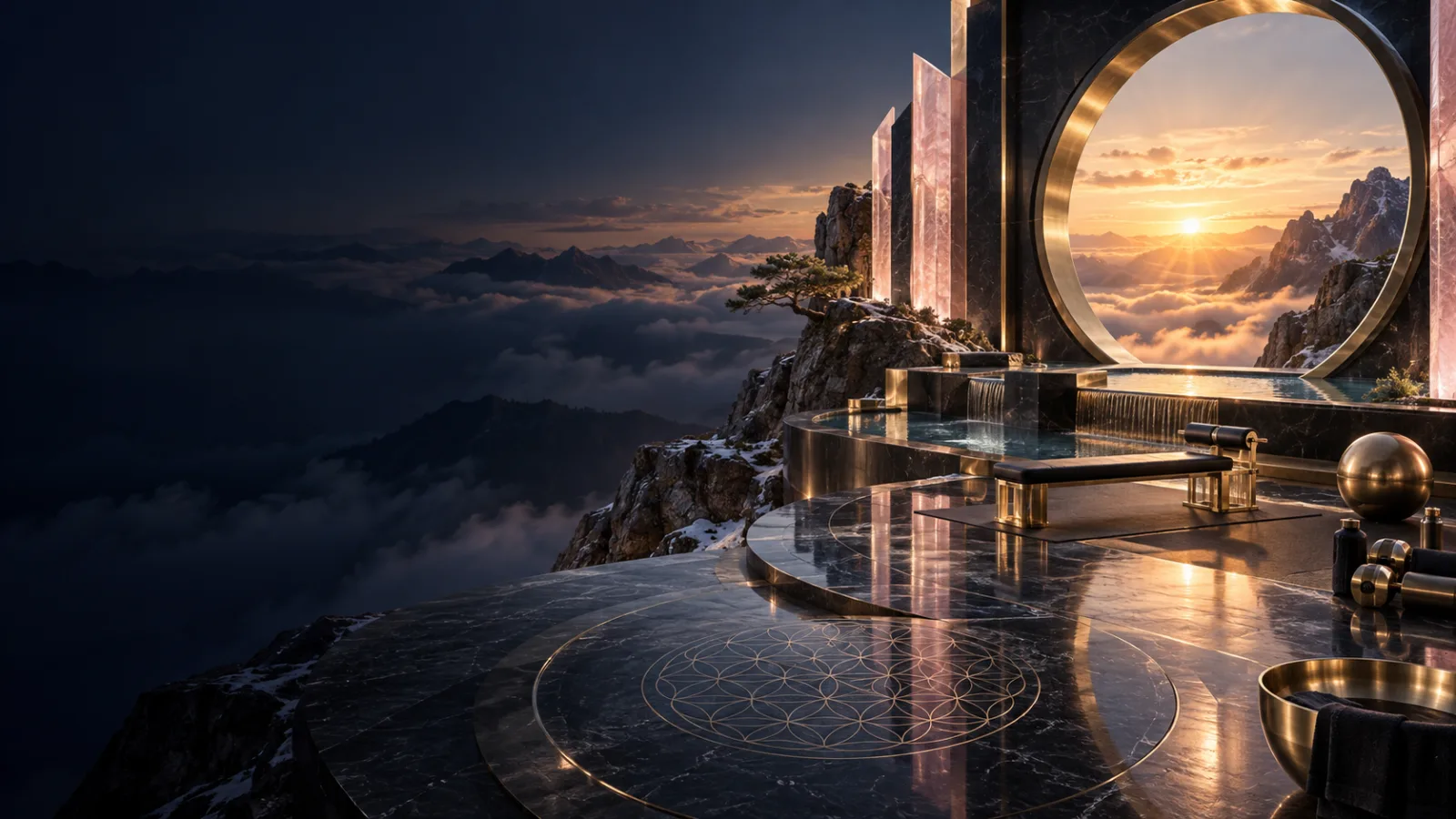 Residencia APEX de Sana Vita al amanecer