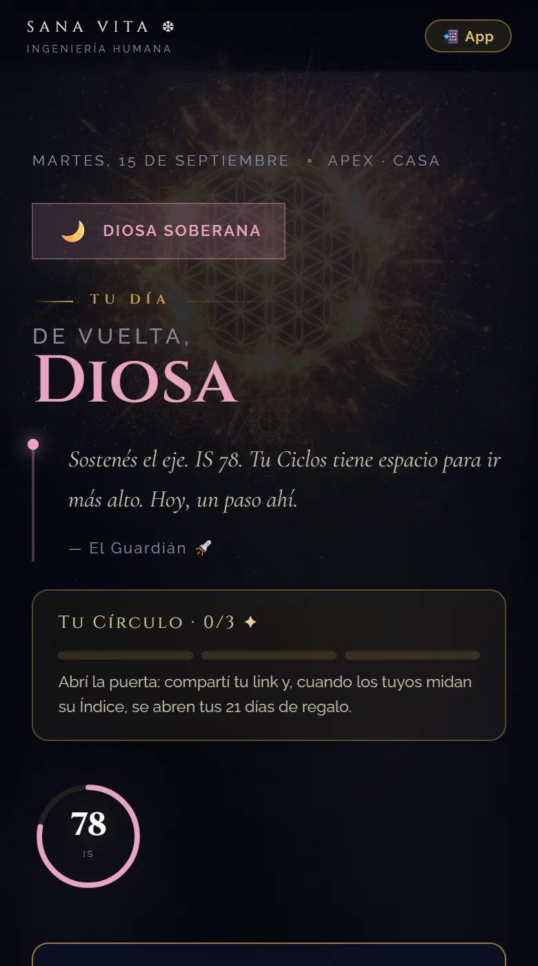 Mi Día en el portal: fecha, programa, mensaje del Guardián, Círculo y el Índice de Soberanía