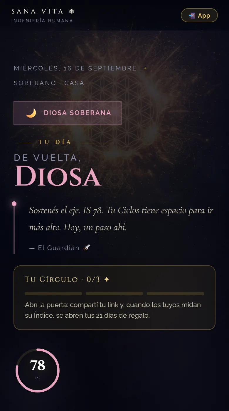 Mi Día en el portal: fecha, programa, mensaje del Guardián, Círculo y el Índice de Soberanía