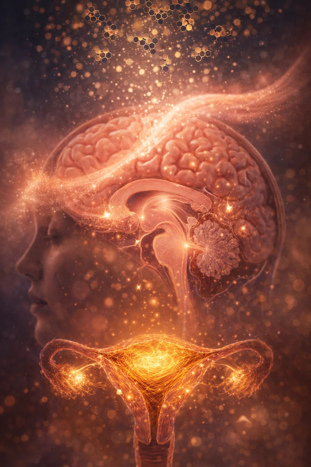 Eje cerebro-hormonas femenino — RESET Diosa